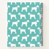 Miniature Schnauzer Dog Puppy Notitieboek (Achterkant)