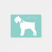 Miniature Schnauzer Dog Puppy Post-it® Notes (Voorkant)