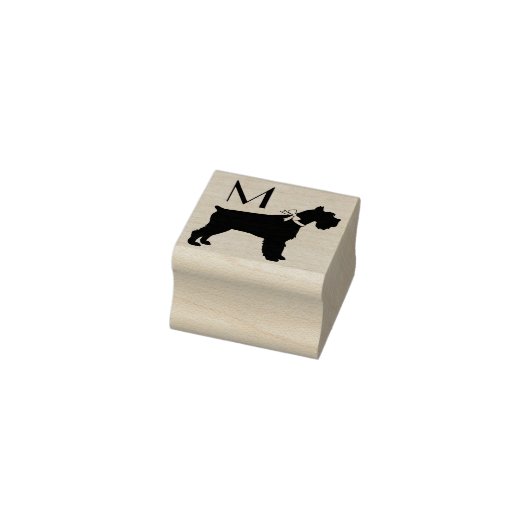 Miniature Schnauzer Dog Puppy Rubberstempel (Stempel)