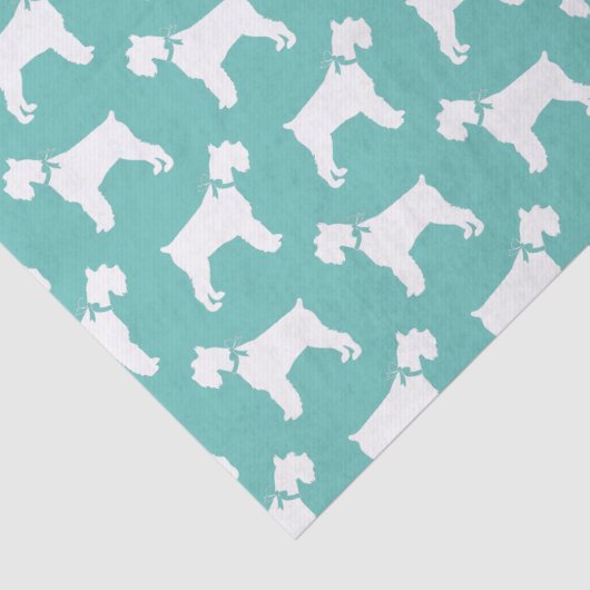 Miniature Schnauzer Dog Puppy Tissuepapier (Detail)