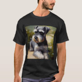 Miniature Schnauzer Dog T-shirt (Voorkant)