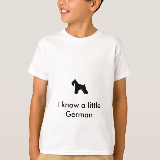 Miniature Schnauzer Dog Tshirt (Voorkant)
