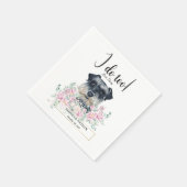 Miniature Schnauzer Dog Wedding Cocktail Napkins Servet (Hoek)