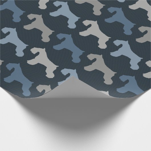 Miniature Schnauzer - Gedockt Cadeaupapier (Hoek)