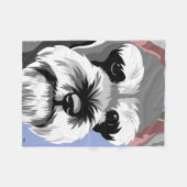 Miniature Schnauzer Gifts Fleece Deken (Voorkant (Horizontaal))