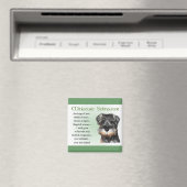 Miniature Schnauzer Gifts Magneet (Insitu (Vaatwasser))