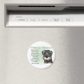 Miniature Schnauzer Gifts Magneet (Insitu (Vaatwasser))