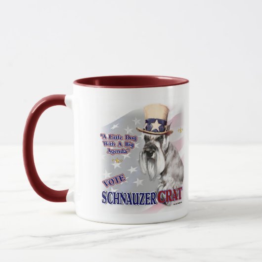 Miniature Schnauzer Gifts Mok (Links)
