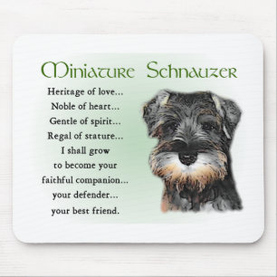 Miniature Schnauzer Gifts Muismat