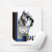 Miniature Schnauzer Gifts Muismat (Met muis)