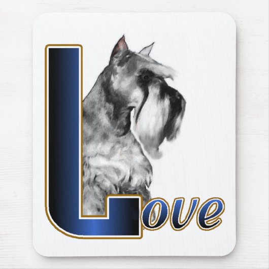 Miniature Schnauzer Gifts Muismat (Voorkant)