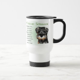 Miniature Schnauzer Gifts Reisbeker