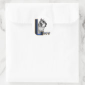 Miniature Schnauzer Gifts Ronde Sticker (Tas)