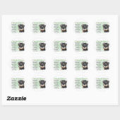 Miniature Schnauzer Gifts Ronde Sticker (Vel)
