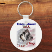 Miniature Schnauzer Gifts Sleutelhanger (Voorkant)