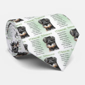 Miniature Schnauzer Gifts Stropdas (Opgerold)