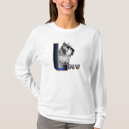 Miniature Schnauzer Gifts T-shirt (Voorkant)