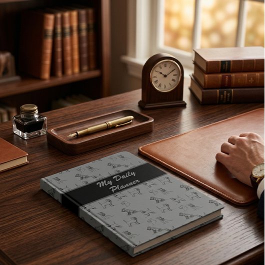 Miniature Schnauzer Grijs Planner