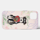 Miniature Schnauzer Heart Mam Case-Mate iPhone Case (Achterkant (horizontaal))