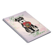 Miniature Schnauzer Heart Mam Notitieboek (Rechterzijde)