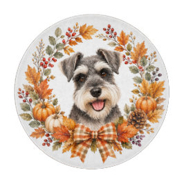 Miniature Schnauzer Herfst Snijplank