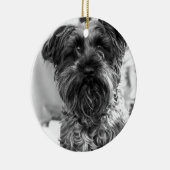 Miniature Schnauzer Keramisch Ornament (Rechts)