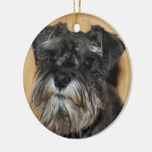 Miniature Schnauzer Keramisch Ornament (Links)