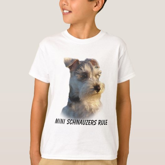 Miniature Schnauzer Kinder T-Shirt (Voorkant)