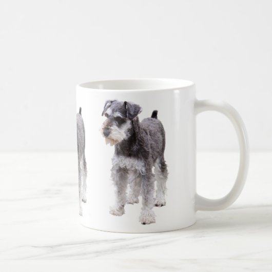 Miniature Schnauzer Koffiemok (Rechts)
