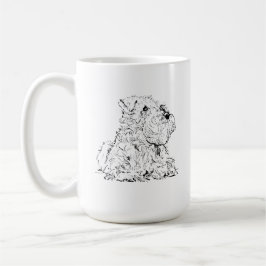 Miniature Schnauzer koffiemok, hondenliefhebber Koffiemok