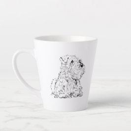 Miniature Schnauzer koffiemok, hondenliefhebber Latte Mok