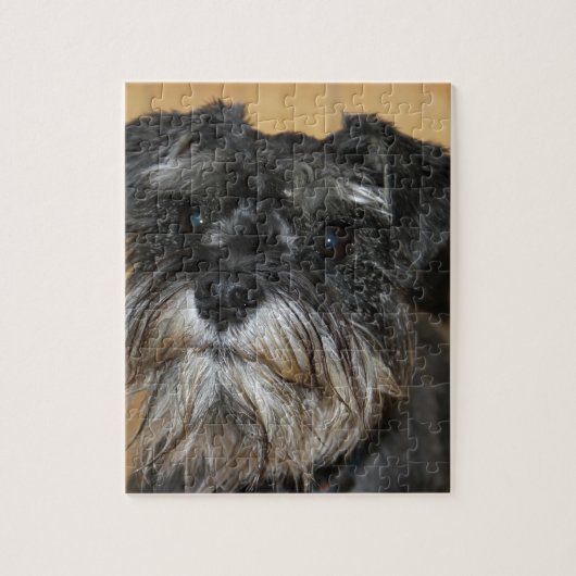 Miniature Schnauzer Legpuzzel (Verticaal)