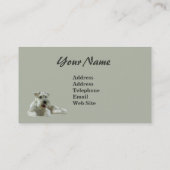 Miniature Schnauzer Lover Visitekaartje (Achterkant)