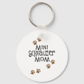 Miniature Schnauzer Ma Sleutelhanger (Voorkant)