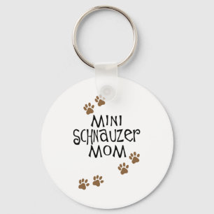 Miniature Schnauzer Ma Sleutelhanger
