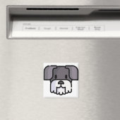 Miniature Schnauzer Magneet (Insitu (Vaatwasser))