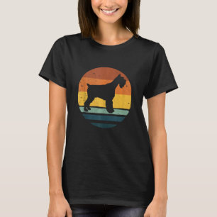 Miniature Schnauzer Mini  Retro Dog mam T-shirt