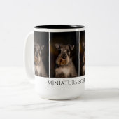 Miniature Schnauzer Mok (Voorkant links)