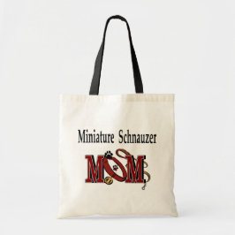 Miniature Schnauzer MOM Canvas tas