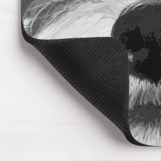 Miniature Schnauzer Muismat (Hoek)