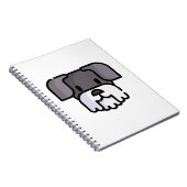 Miniature Schnauzer Notitieboek (Rechterzijde)