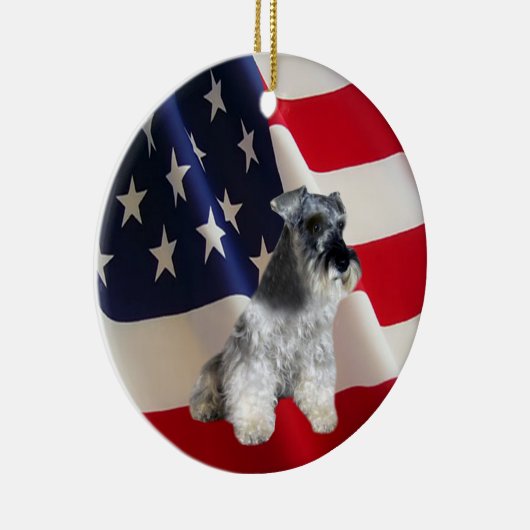 Miniature Schnauzer Ornament (Rechts)
