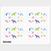 Miniature Schnauzer Ovale Sticker (Vel)