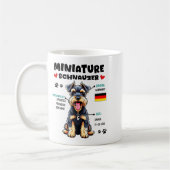 Miniature Schnauzer Owner Funny Mini Schnauzer Lov Koffiemok (Links)