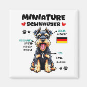 Miniature Schnauzer Owner Funny Mini Schnauzer Lov Magneet (Voorkant)