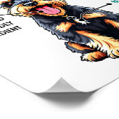 Miniature Schnauzer Owner Funny Mini Schnauzer Lov Poster (Hoek)