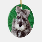Miniature Schnauzer Puppy Dog Ornament (Rechts)