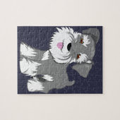 Miniature Schnauzer Puppy Legpuzzel (Horizontaal)