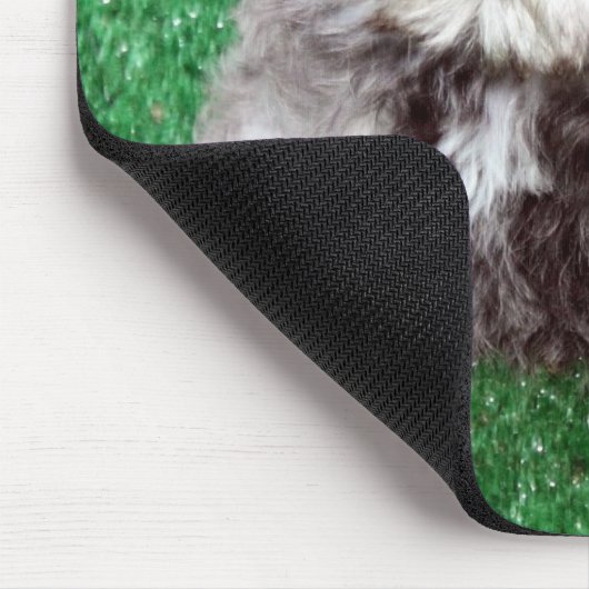 Miniature Schnauzer Puppy Mousepad Muismat (Hoek)