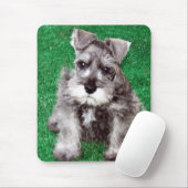 Miniature Schnauzer Puppy Mousepad Muismat (Met muis)